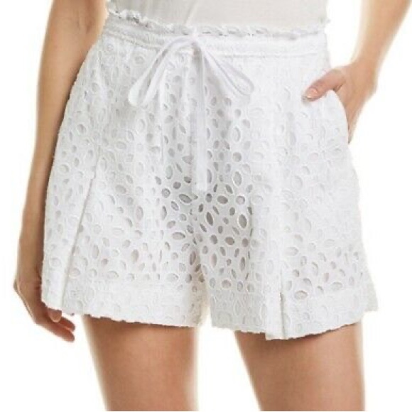JCrew Tie-waist short in embroidered eyelet - Picture 3 of 3